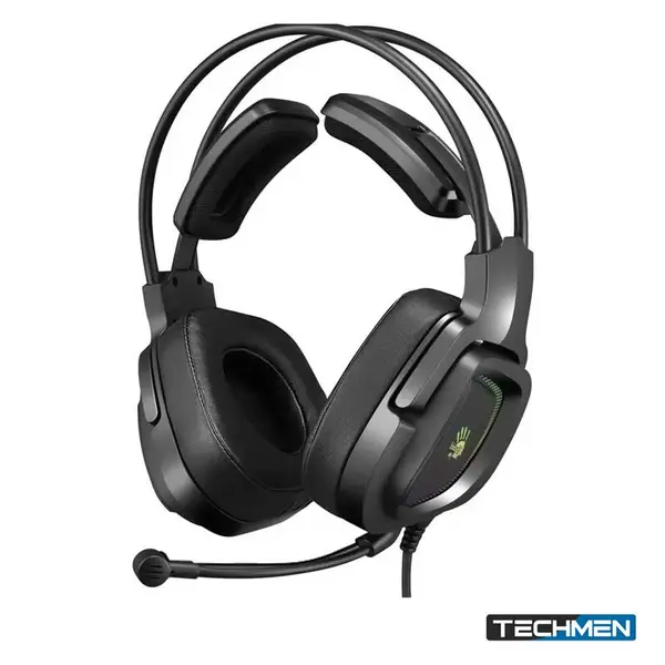 Bloody Stereo Surround Sound RGB Gaming Headphone 4-Pin 3.5mm Black With PC Extension Adapter