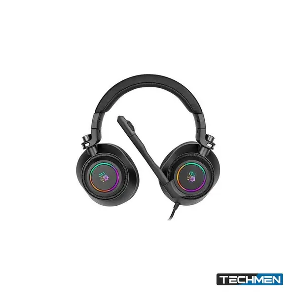 A4tech Bloody G580 RGB 7.1 Virtual Surround Sound HiFi Gaming Headphone – USB, Black (G580)