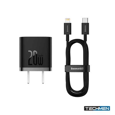 Baseus Gan5 Fast Charger 1C 20W CN (with Type C to iP Cable)