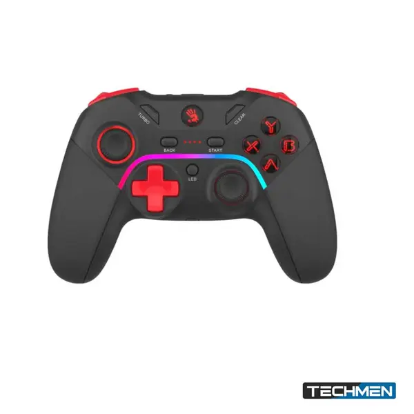 A4tech Bloody GPW70 Dual-Mode 2.4G Wireless & USB Wired Gaming Gamepad – Sports Black (GPW70)