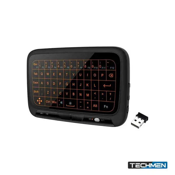 H18+ 2.4GHz Wireless Keyboard with Full Touchpad & Backlight
