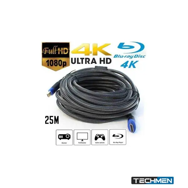 HDMI Round Cable 25m (Full Length)