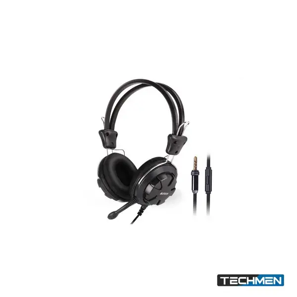 AA4Tech HS-28i 4-Pin Headphone without Cable Adapter – Black (HS-28i)