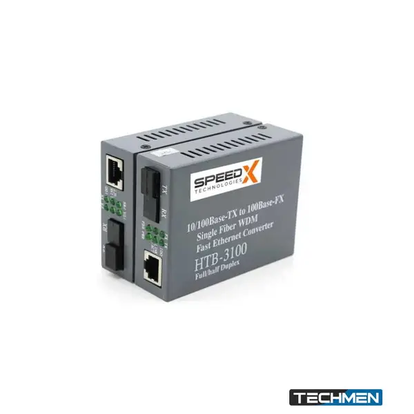Speedx HTB-3100 Pro Fast Ethernet Media Converter 10/100Base Fiber Optical Transceiver (HTB3100)