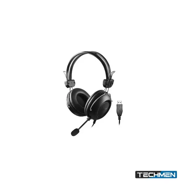 A4Tech HU-35 USB Headphone – Black (HU-35)