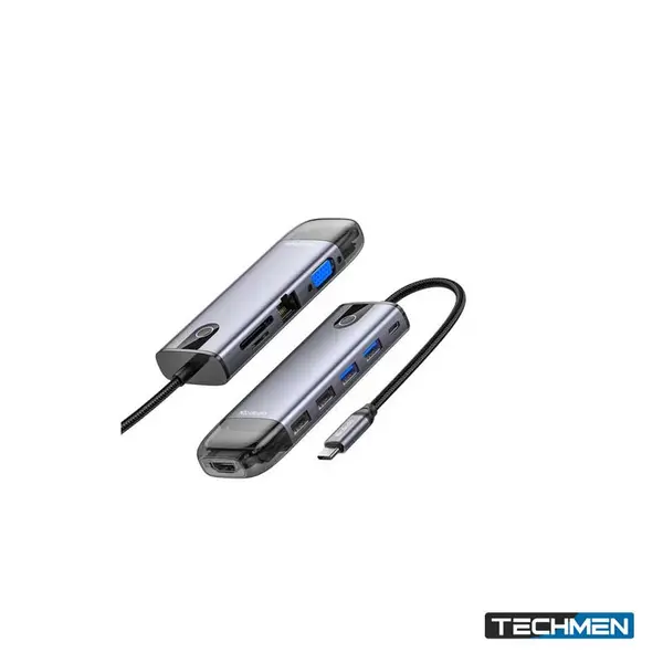 MCDODO HU-7420 10-in-1 USB-C Hub HDMI+USB+LAN+VGA+Card+PD