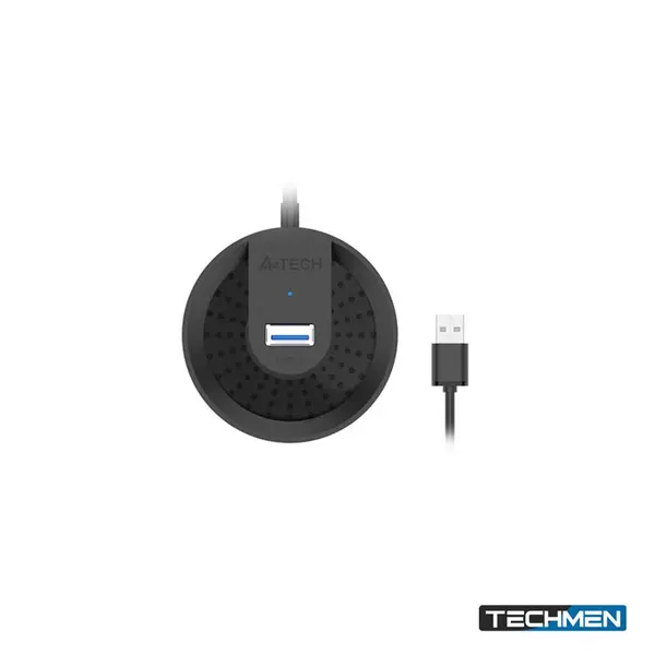 A4Tech USB 3.0 4 Ports 100cm USB Plug Black