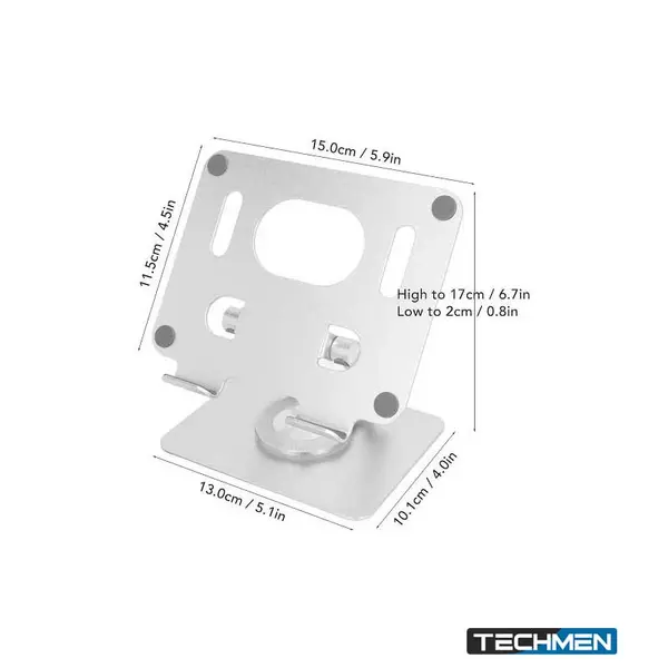 J18 360° Aluminum Tablet Stand with Adjustable Viewing Angle 15cm (J18)