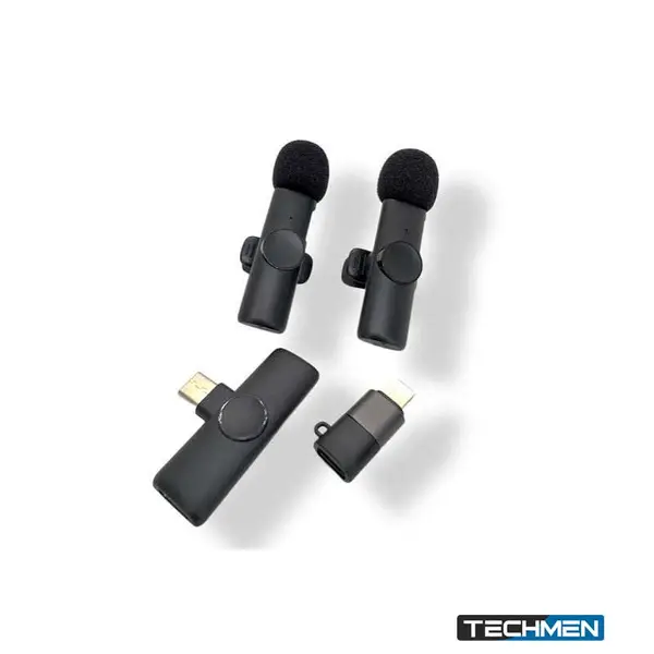 K11 2 In 1 Collar Wireless Microphone iPhone/Android & Type-C Supported