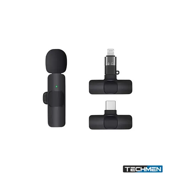 K9 Collar Wireless Microphone iPhone/Android & Type-C Supported Wireless Microphone