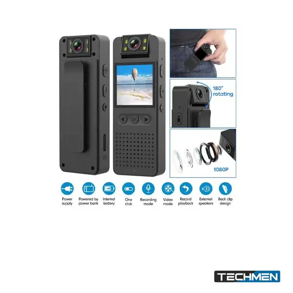 L12 Mini Body Camera WiFi Video Recorder 1080P Wearable Night Vision