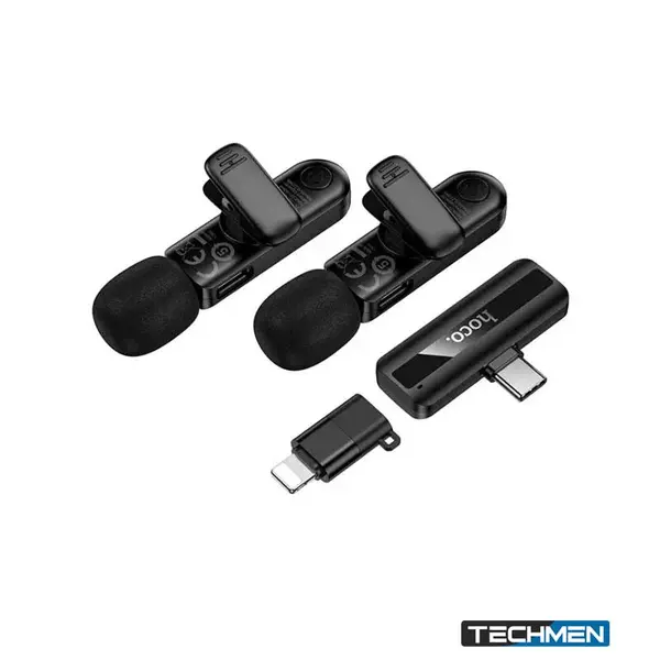 HOCO Fair Dual-Mic Wireless Microphone (iP/Type-C) (L20A)