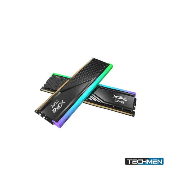 XPG 32GB (16GB x2) 6000MHz LANCER BLADE DDR5 Desktop RGB RAM Black CL36-38-38