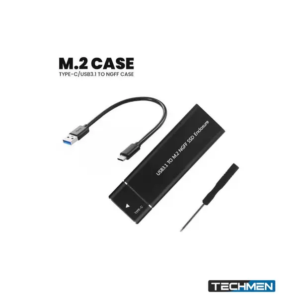 M.2 SSD Enclosure USB 3.1 Gen 2 (10 Gbps)