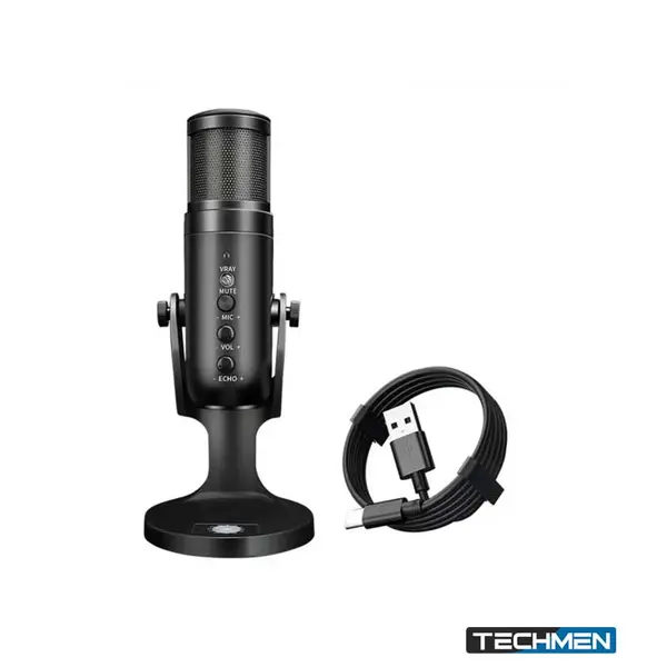 Jmary MC-PW9 RGB Professional USB Microphone for Podcasting with Noise Reduction