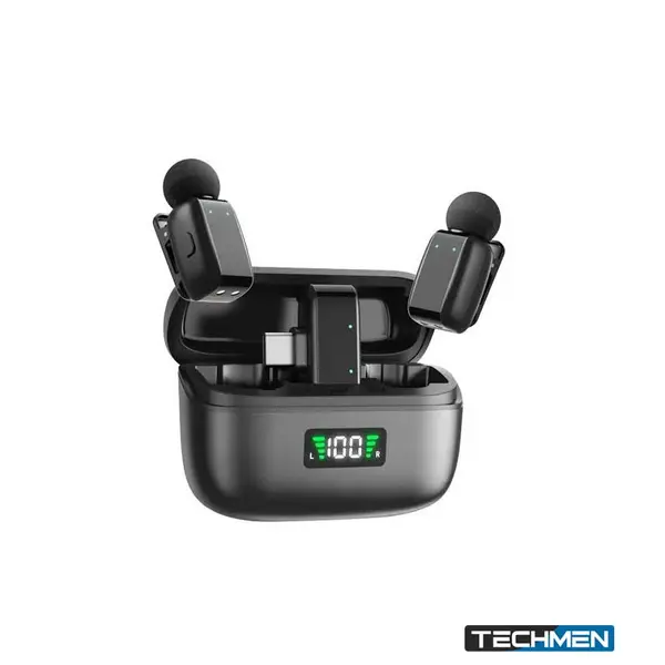 Mini8 RTS Lavalier Metal Condenser Lightweight Wireless Dual Microphone