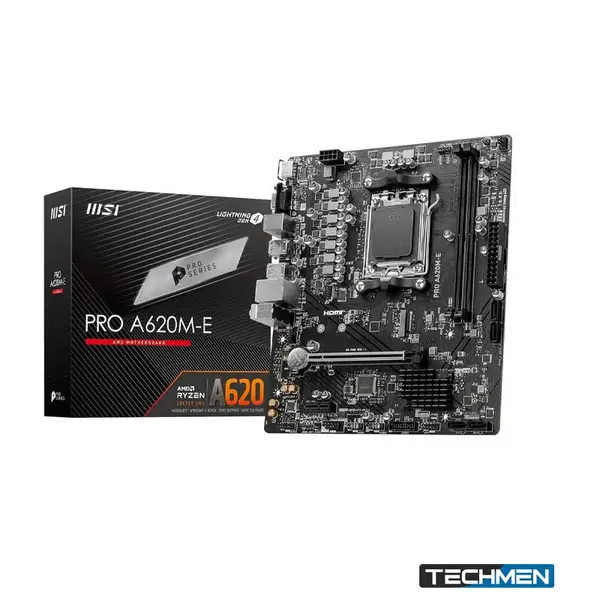 MSI PRO A620M-E EVO AMD AM5 DDR5 microATX Motherboard (PRO A620M-E EVO)