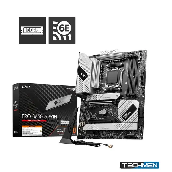 MSI PRO B650-A WiFi AMD AM5 DDR5 ATX Motherboard (PRO B650-A WIFI)