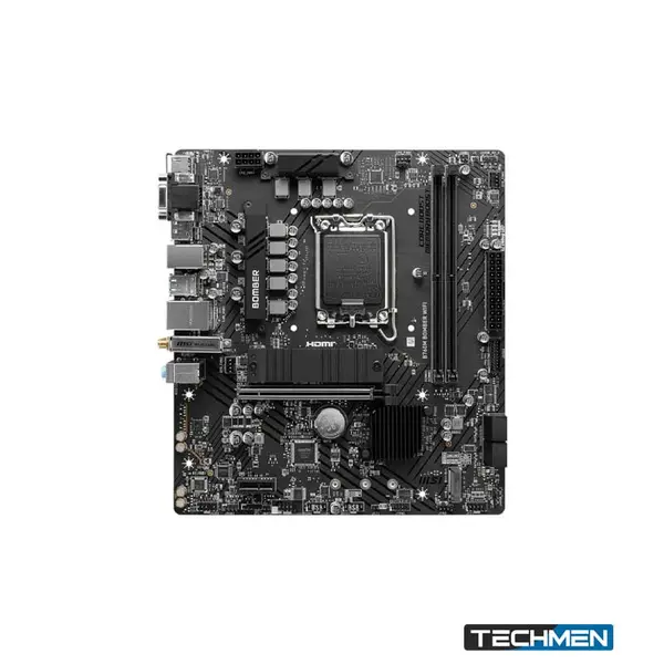MSI B760M Bomber WiFi DDR5 Intel 12th/13th/14th Gen microATX Motherboard (B760M BOMBER WIFI)