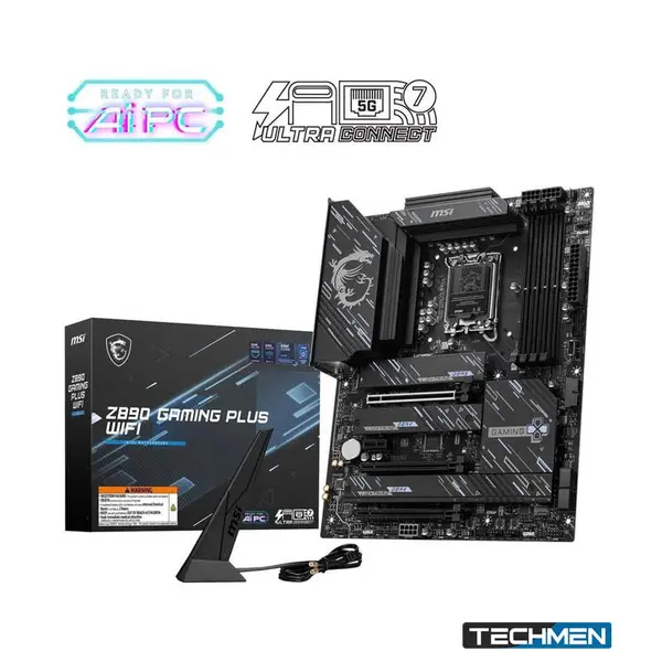 MSI MAG Z890 Gaming Plus WiFi DDR5 Intel Core Ultra Series 2 ATX Motherboard (MAG Z890 GAMING PLUS WIFI)