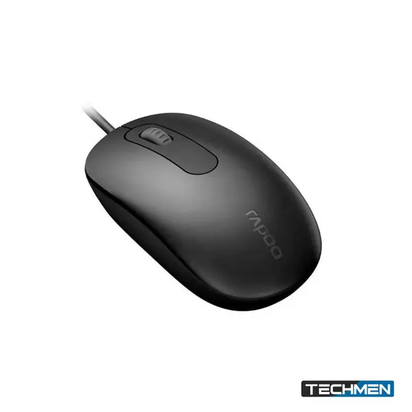 RAPOO N200 Wired Optical Mouse Black