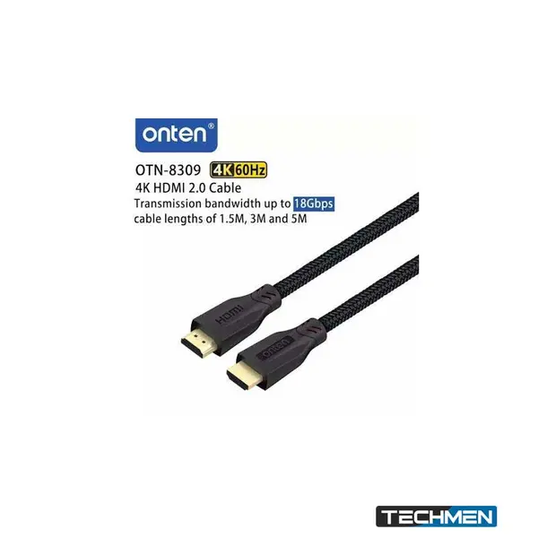 ONTEN 8309 4K HDMI 2.0 Cable 5M – High-Speed HDMI Cable for 4K TV, Monitor & PC