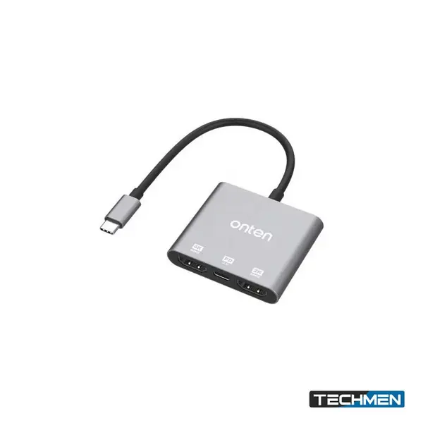 ONTEN 9175S 3-in-1 USB-C to Dual HDMI + PD 3.0 100W Adapter – USB-C Dual HDMI Multiport Adapter