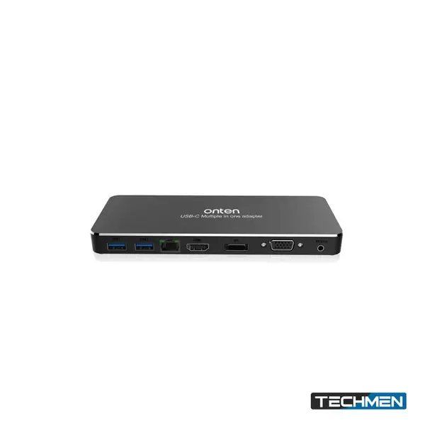 ONTEN 9188S 9-in-1 USB-C Multi-Functional Docking Station 4K 30Hz – USB-C Multiport Hub for Laptop & PC