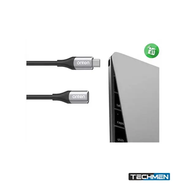 ONTEN 9230 W USB-C Magnetic Male-to-Female Angled Adapter