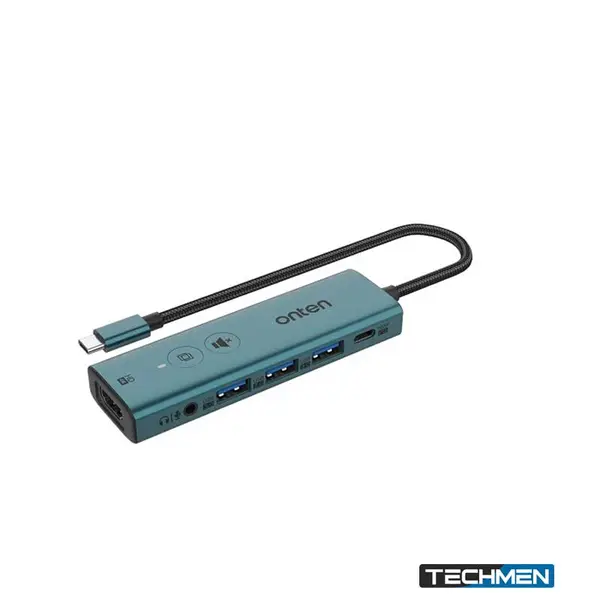 ONTEN UC123 5-in-1 USB-C to HDMI Docking Station with PD 3.0 for Laptop & PC