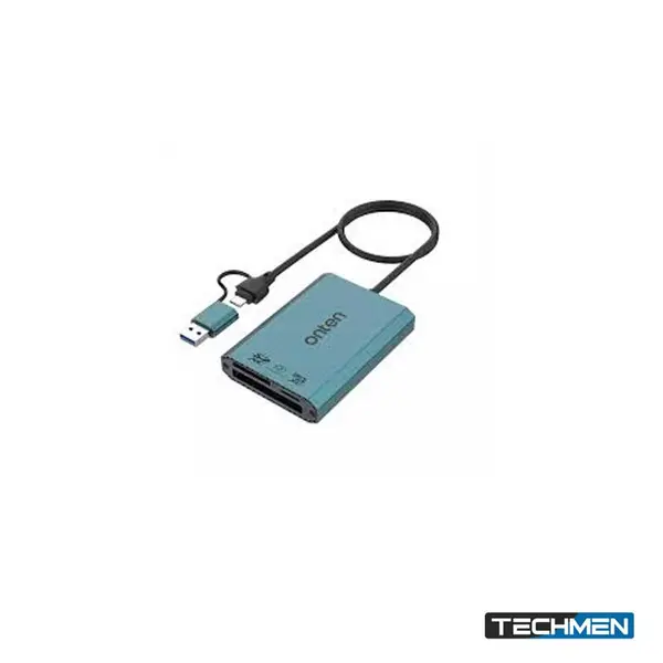 ONTEN KSS-P3+ 3-in-1 CF + SDXC + Micro SDXC Card Reader – Multi-Format USB Memory Card Reader