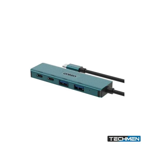 ONTEN UC622 4-in-1 USB-C to 2× USB 3.2 + 2× USB-C 3.2 Hub – High-Speed USB-C Multiport Hub