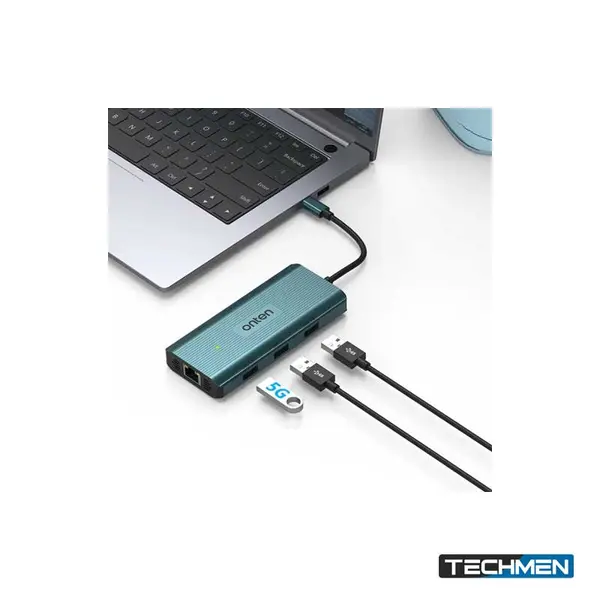 ONTEN UC961 9-in-1 USB-C Multi-Function Docking Station – USB-C Multiport Hub for Laptop & PC