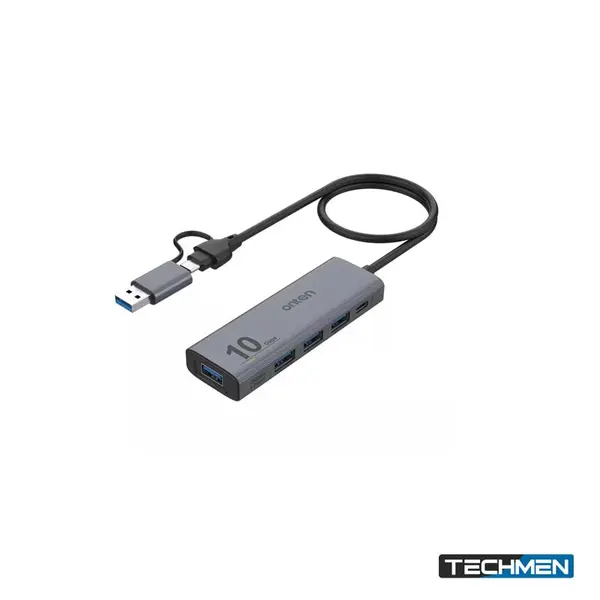 ONTEN UCA611 2-in-1 USB 3.0 + USB-C 10Gbps Hub with USB 3.2 Gen 2×4 + USB-C PD 3.0 – High-Speed USB Hub