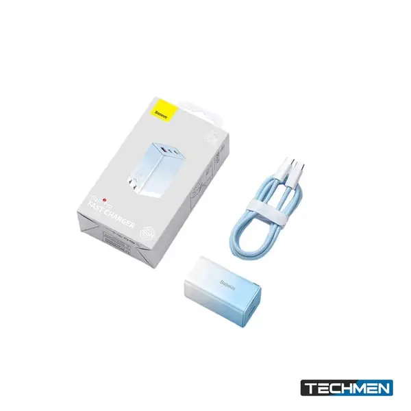 BASEUS 65W GaN3 Pro Fast Charger 2C+U CN Cloud Blue (P10110813213-01)