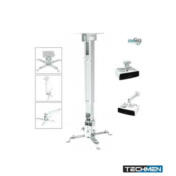 Projector Ceiling Mount Heavy Gauge Square Type Stand 2 Feet (0.6m) - Iron (PCM-2FT)