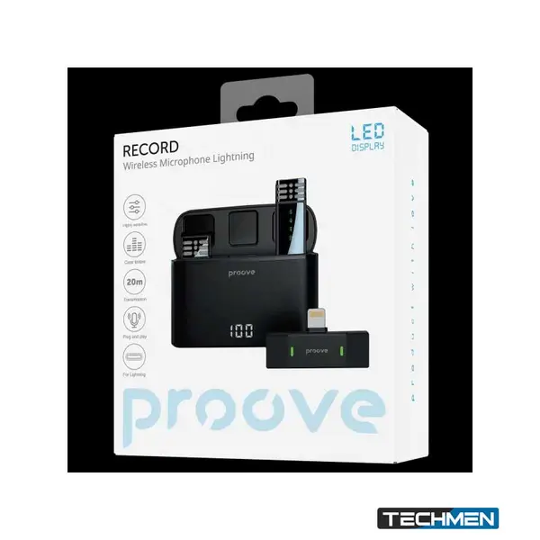 Proove Record Wireless Microphone – Lightning (PMRC00010102)