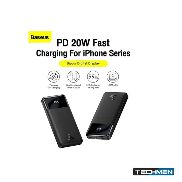 BASEUS 10000mAh Bipow Digital Display Fast Charge 20W - (PPDML-L01)