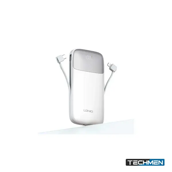 LDNIO PQ20 20000mAh Power Bank Built-in Cable