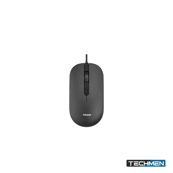 AMAZE A704 PROBUS SILENT TOUCH WIRED MOUSE - Black