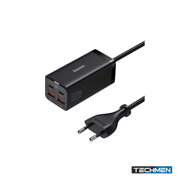 BASEUS 65W GaN3 Pro Desktop Powerstrip AC+2U+2C EU Black -(PSZM000901)