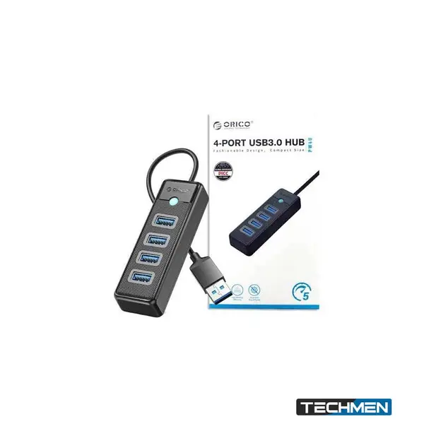 ORICO PW4U 4-Port USB 3.0 Hub with 5Gbps High-Speed Data Transfer (PW4U)