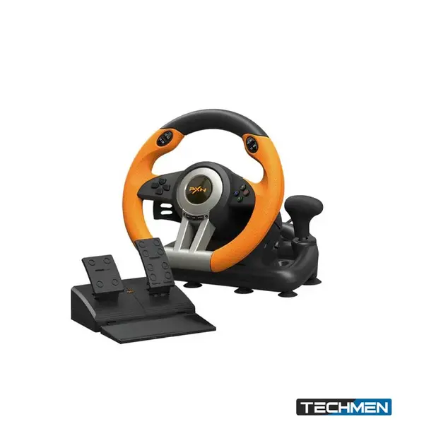 PXN  (V3 PRO) PC Racing Wheel, 180° Linear USB Steering Wheel with Pedals, Racing Wheel Simulator for PC, PS3, PS4, Xbox One, Xbox Series X/S & Nintendo Switch – Black