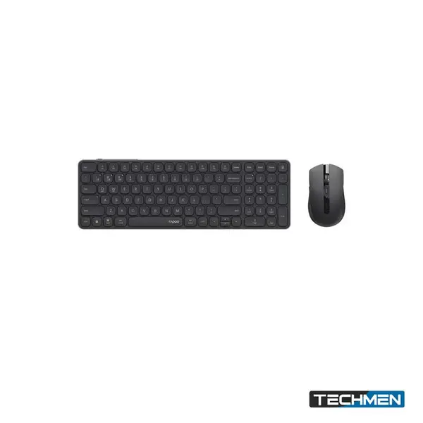 RAPOO 9350S Multi-Mode Wireless Mouse & Keyboard – US Layout (Dark Grey)