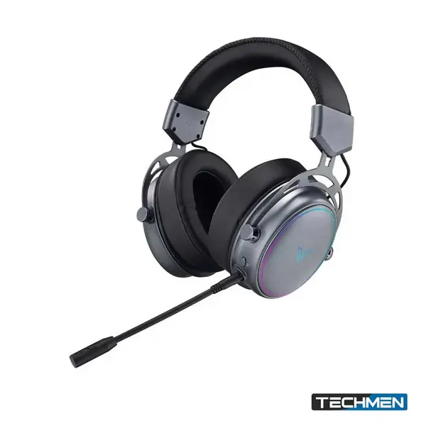 RAPOO VH800 Dual-Mode Wireless Backlit Gaming Headset – Space Grey