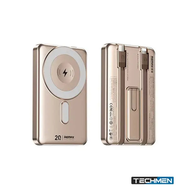 Remax CX-2 10000mAh 15W Wireless Power Bank with Stand – Silver