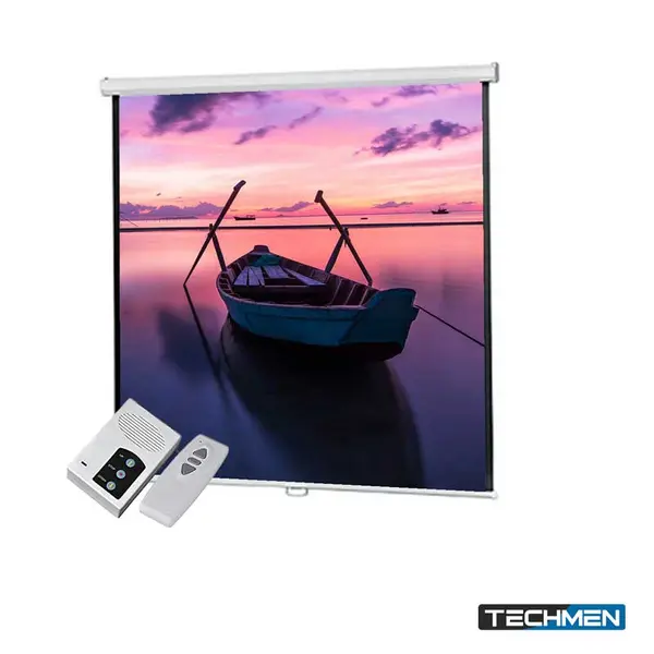 SPEED-X Projector Screen 72 Inch Electric Motorised 6x6 Feet 1:1MW