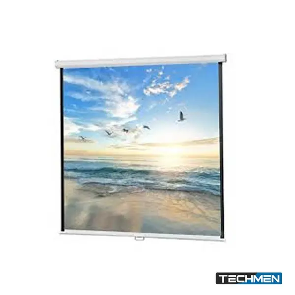 SPEED-X PROJECTOR SCREEN (72 Inch Manual 6x6 Feet 1:1 Matte White Fine Quality)