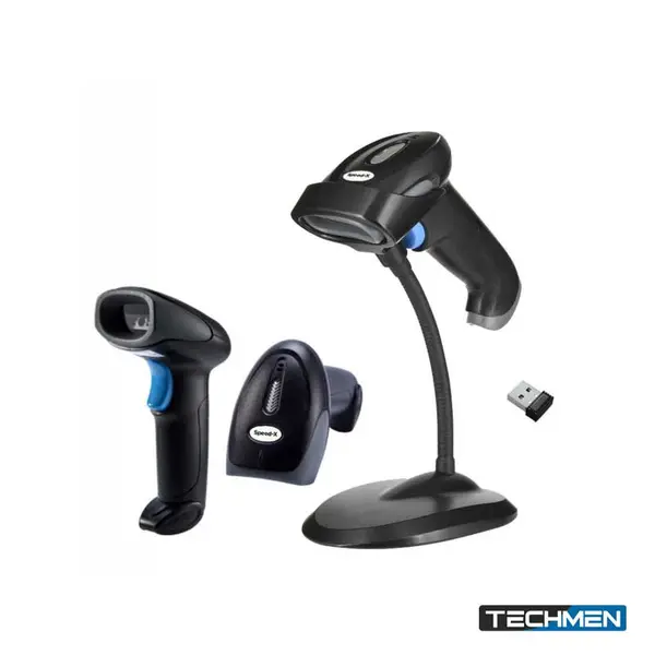 Speed-x 8700 2D Wireless 2.4GHz Barcode Scanner With Stand And Receiver