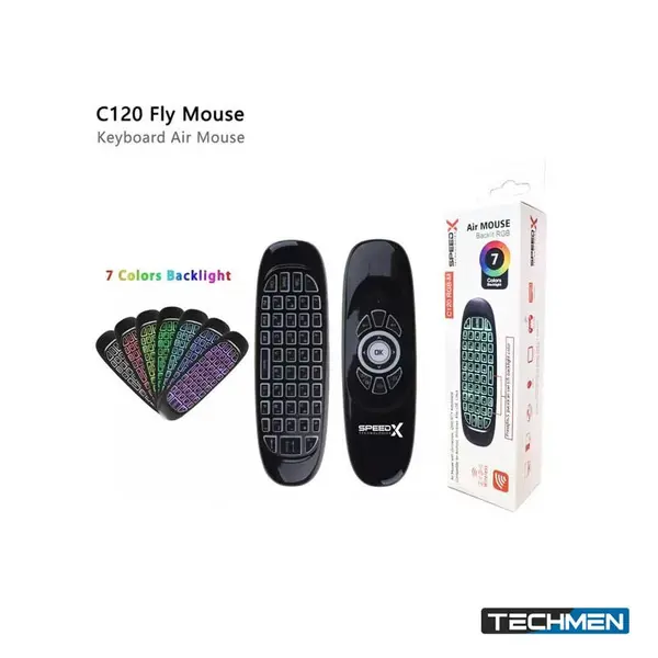 Speedx C120 RGB 7 Backlight Air Mouse